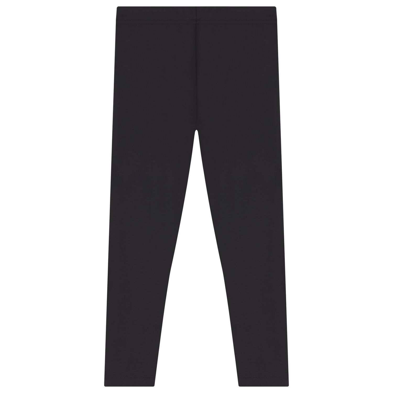 Girls Black Logo Softskin Leggings, 1, hi-res