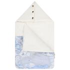 Baby Boys Ivory & Blue Geo Map Baby Nest, 1, hi-res