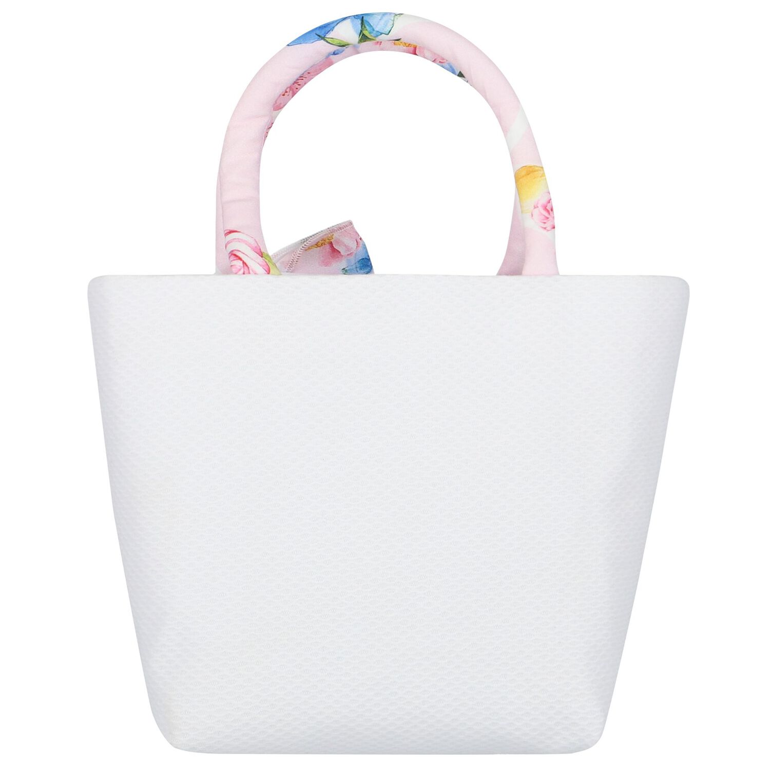Girls Pink & Ivory Bow Hand Bag, 1, hi-res image number null
