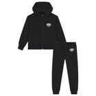 Black Teddy Bear Logo Tracksuit, 1, hi-res