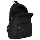 Black Logo Backpack, 1, hi-res