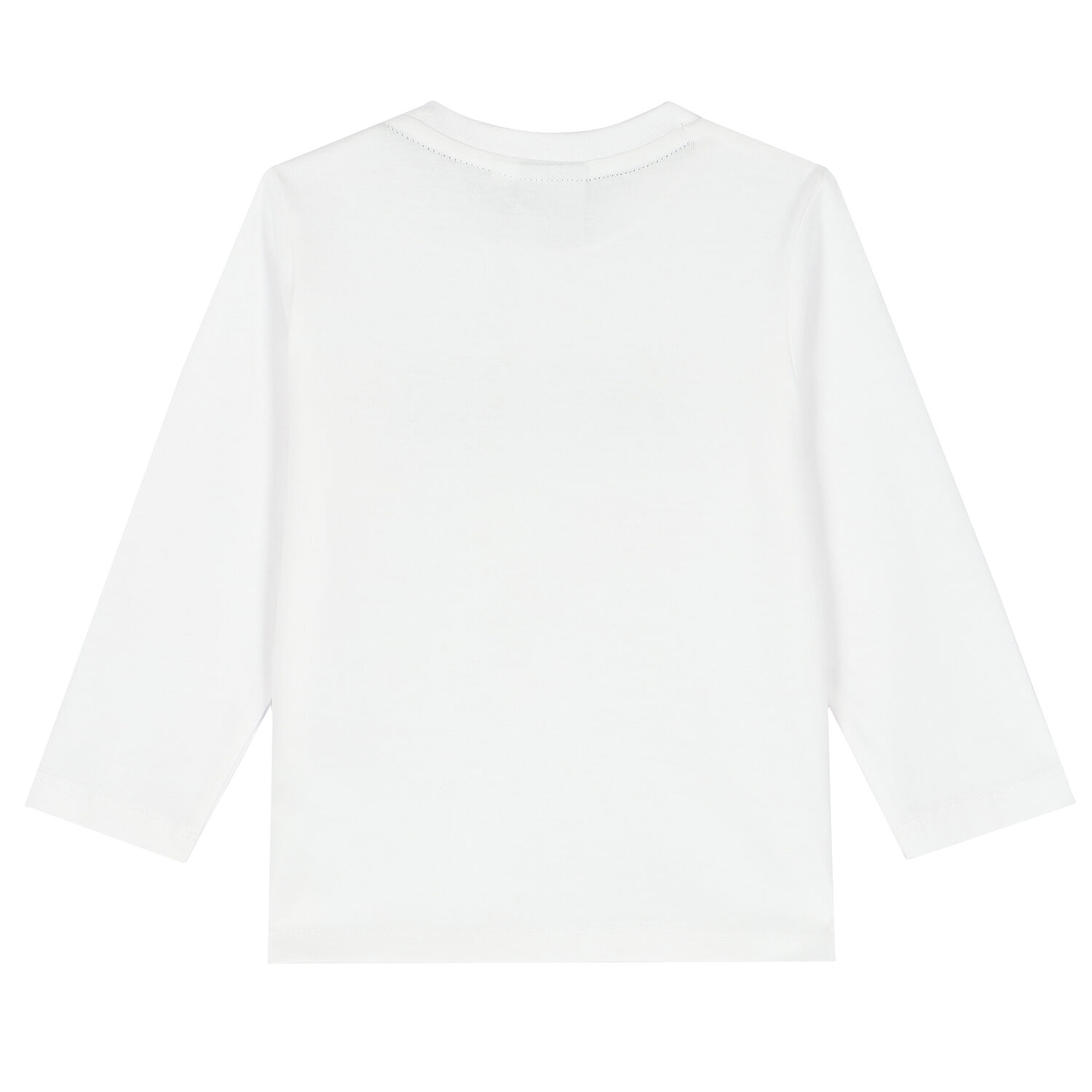 Baby Boys White Logo T-Shirt, 1, hi-res