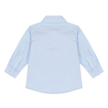 Younger Boys Blue Logo Shirt