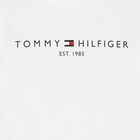 White Logo Long Sleeve Top, 1, hi-res