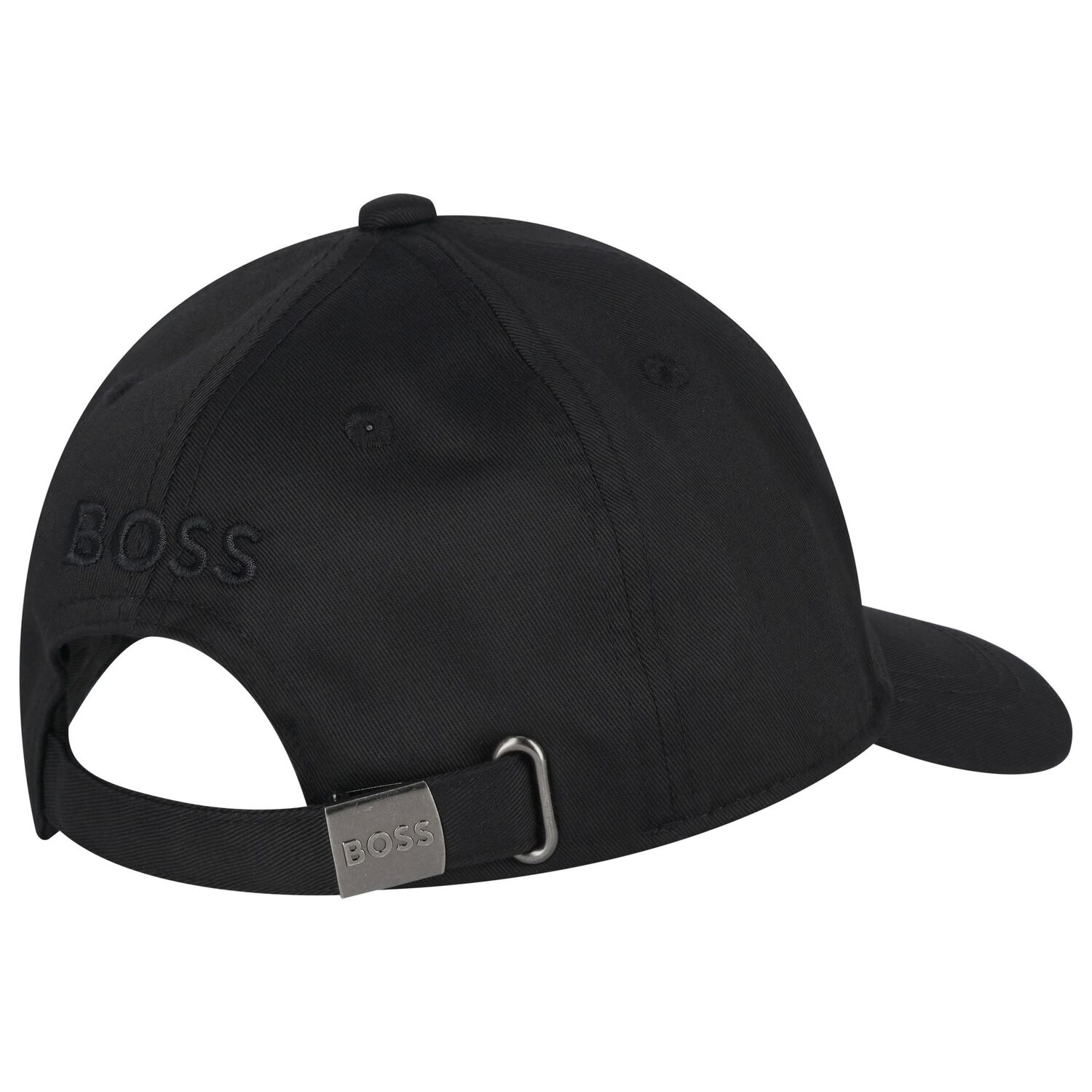 Boys Black Logo Cap, 1, hi-res