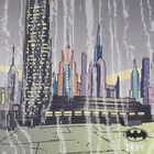 Girls Navy Blue Batman Embellished Dress, 1, hi-res