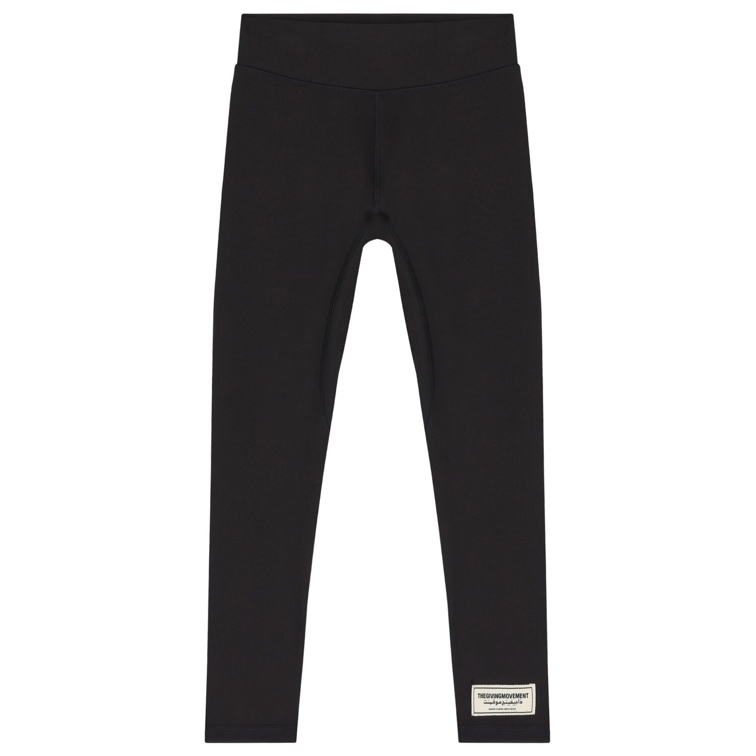Girls Black Logo Softskin Leggings, 1, hi-res image number null