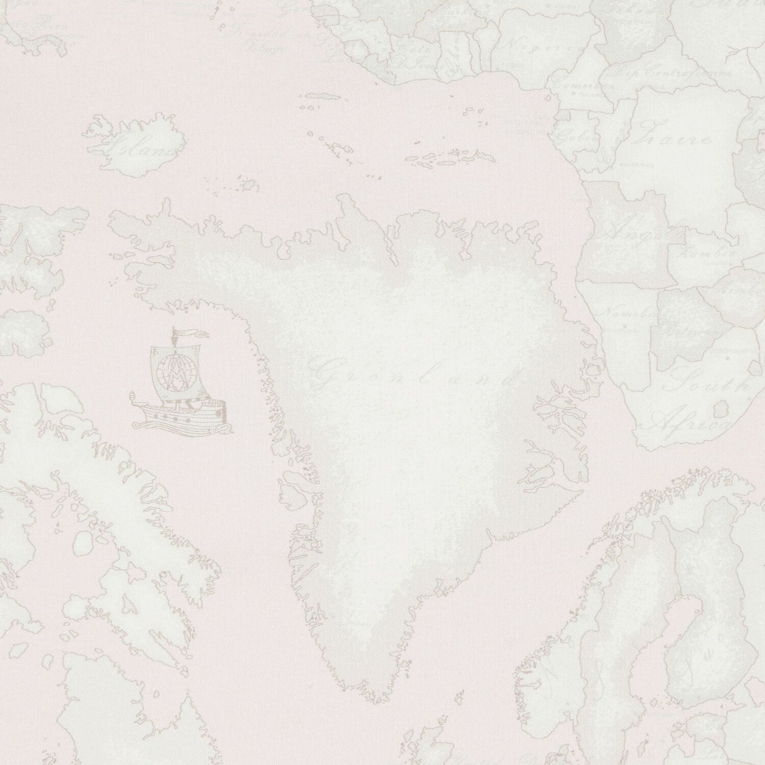 Baby Girls Pink & Ivory Geo Map Nest, 1, hi-res