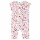 Baby Girls Pink Floral Rompers , 1, hi-res