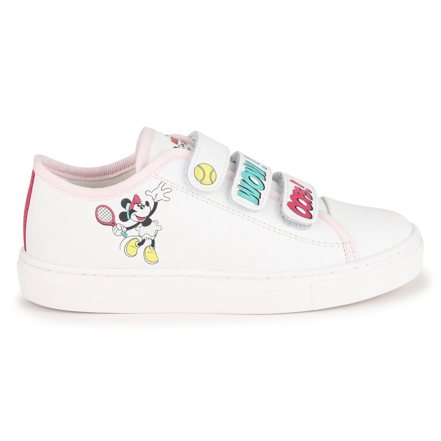 Girls White Disney Trainers, 1, hi-res