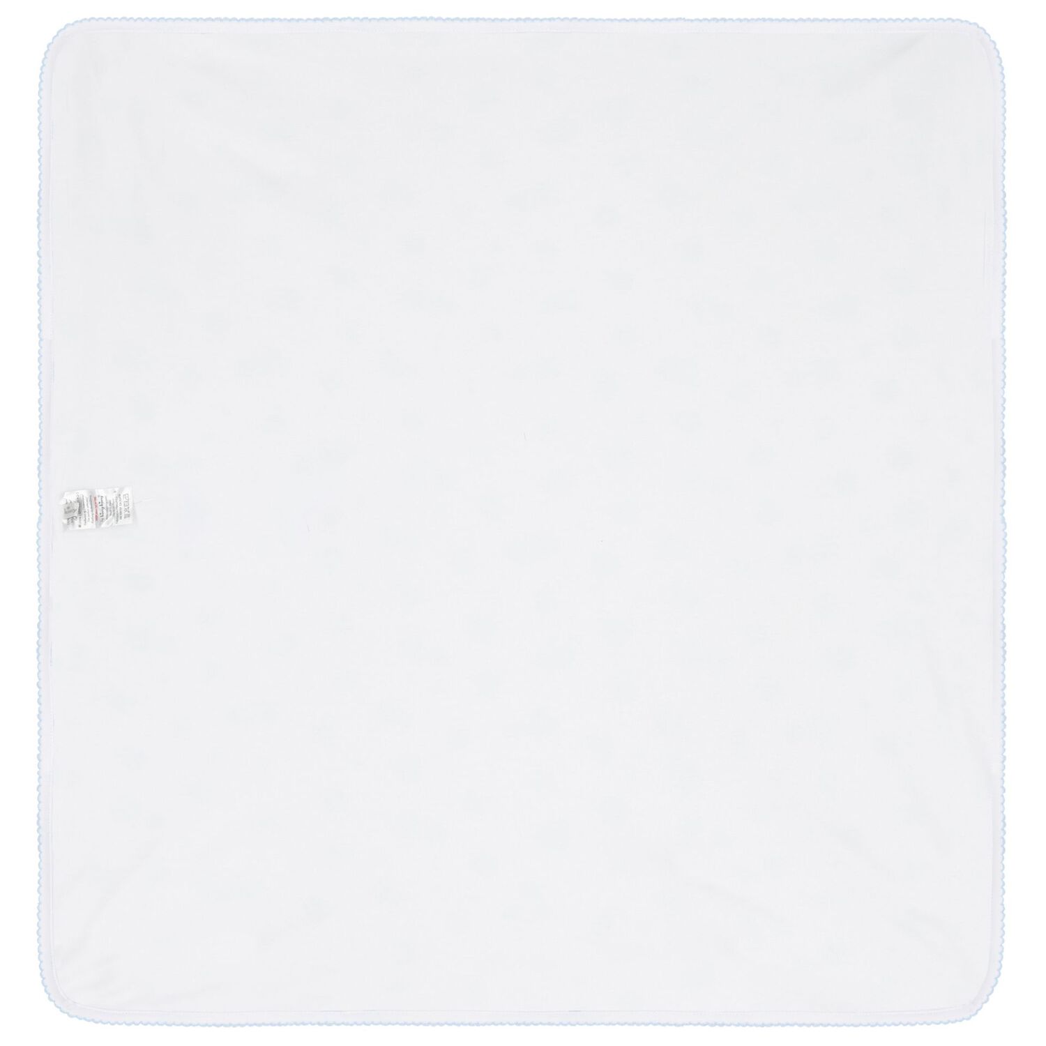 Baby Boys White & Blue Sheep Blanket, 1, hi-res