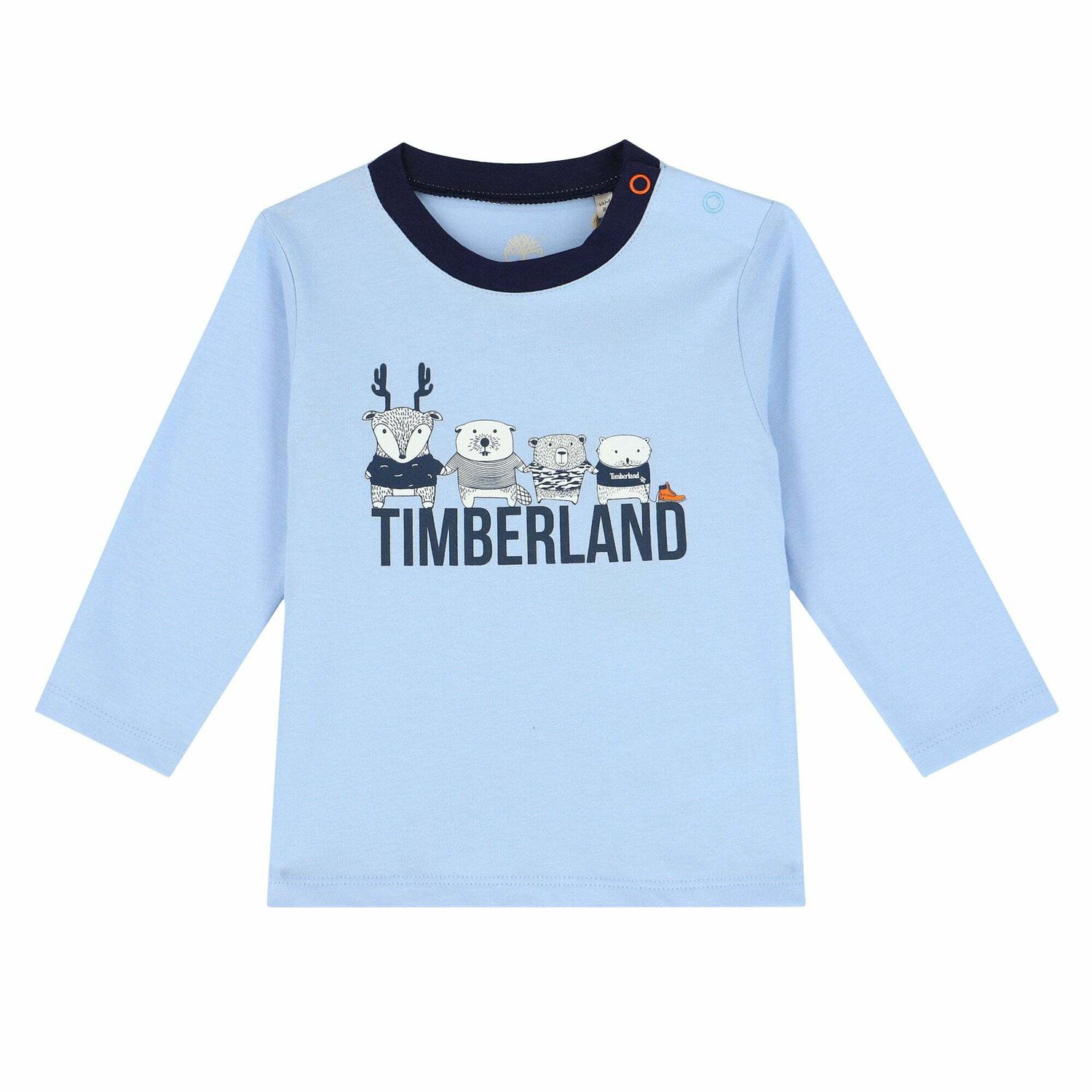 Younger Boys Blue Long Sleeve Top, 1, hi-res