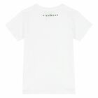Boys White Logo T-Shirt, 2, hi-res