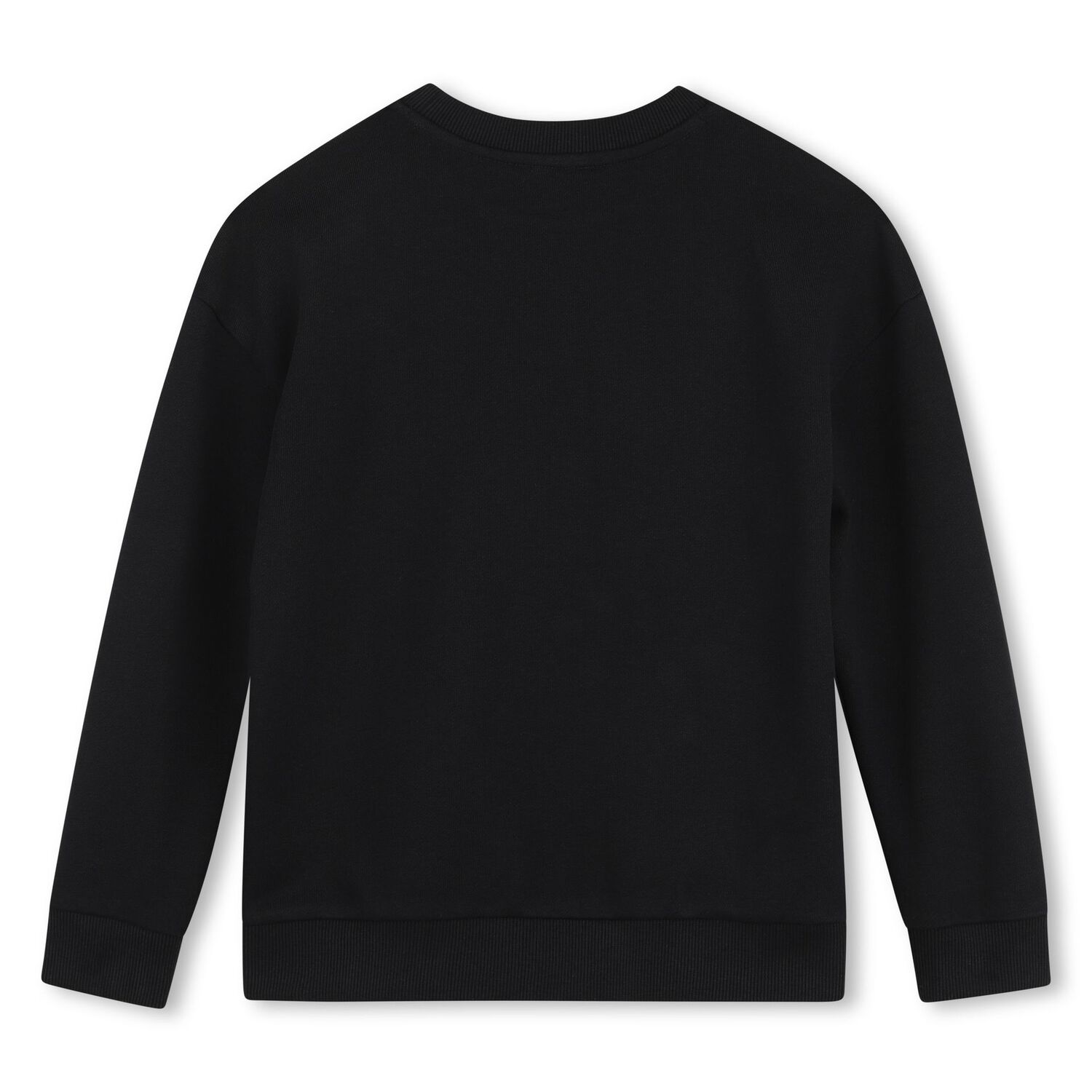 Girls Black Bag Sweatshirt, 1, hi-res