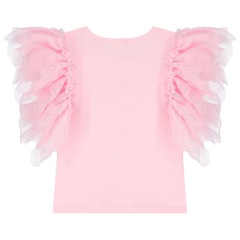 Girls Pink 3rd Birthday T-Shirt