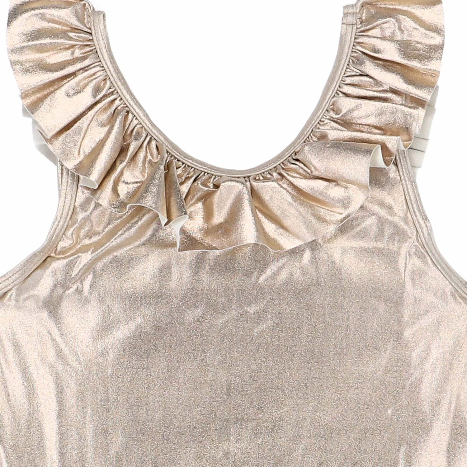 Girls Gold Swimsuit, 1, hi-res