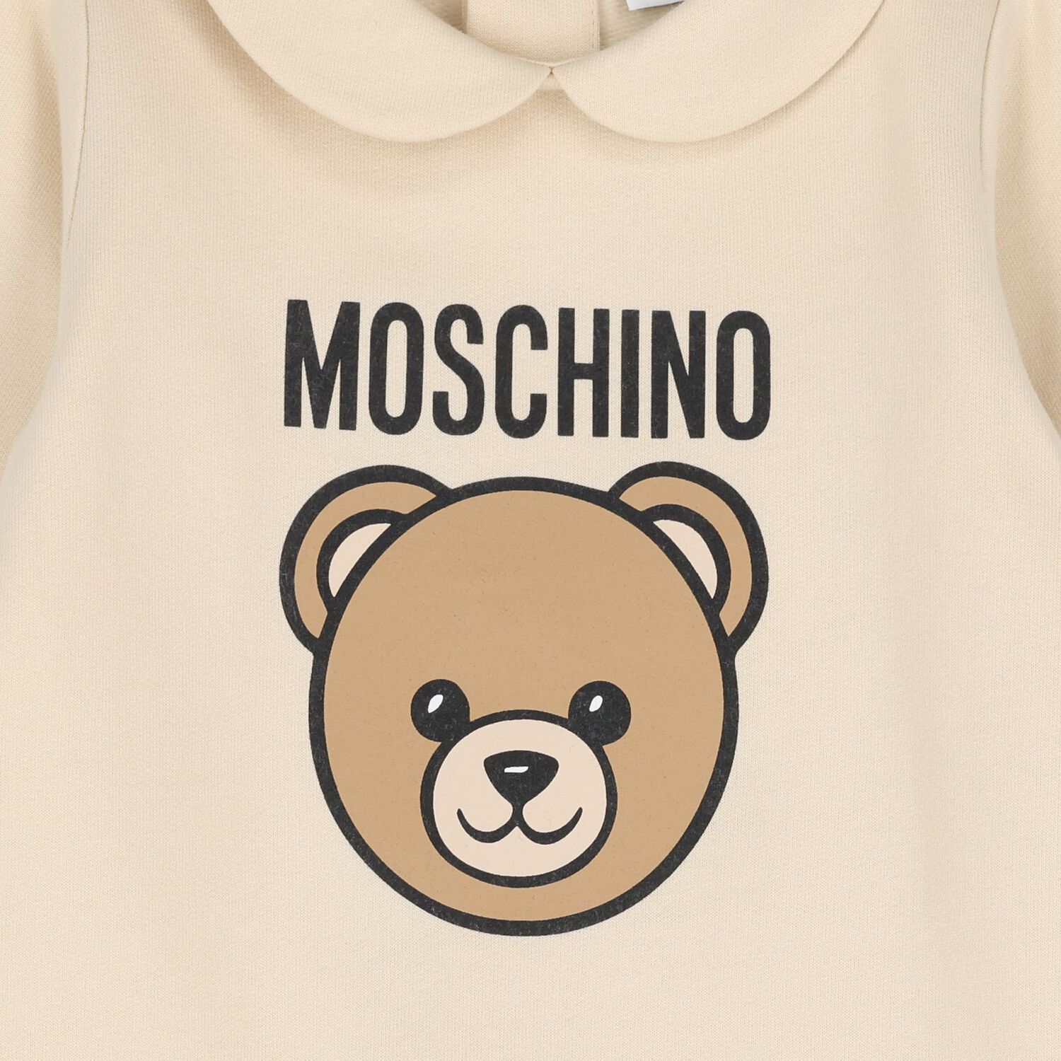 Beige Teddy Bear Logo Babygrow Gift Set, 2, hi-res