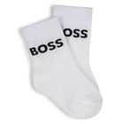Baby Boys Multi-Coloured Logo Socks ( 3-Pack ), 1, hi-res