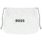 Boys Black Canvas Backpack, 1, hi-res