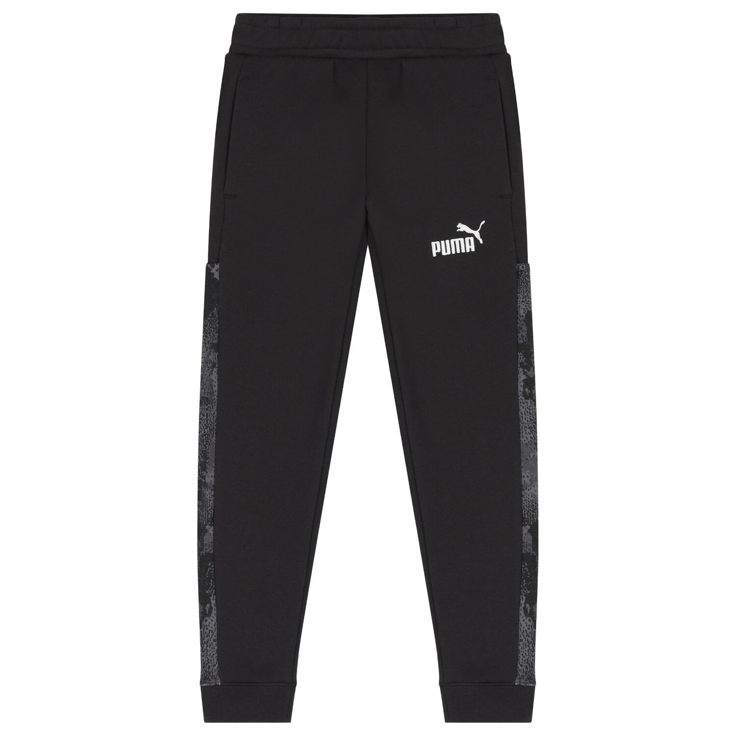 Boys Black Logo Joggers, 1, hi-res
