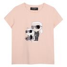 Girls Pink Ikonik T-Shirt, 2, hi-res
