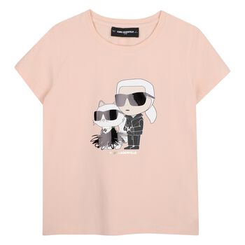 Girls Pink Ikonik T-Shirt