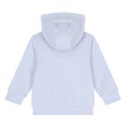 Baby Boys Blue & White Logo Tracksuit Set, 1, hi-res