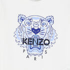 Younger Boys White Tiger T-Shirt, 1, hi-res