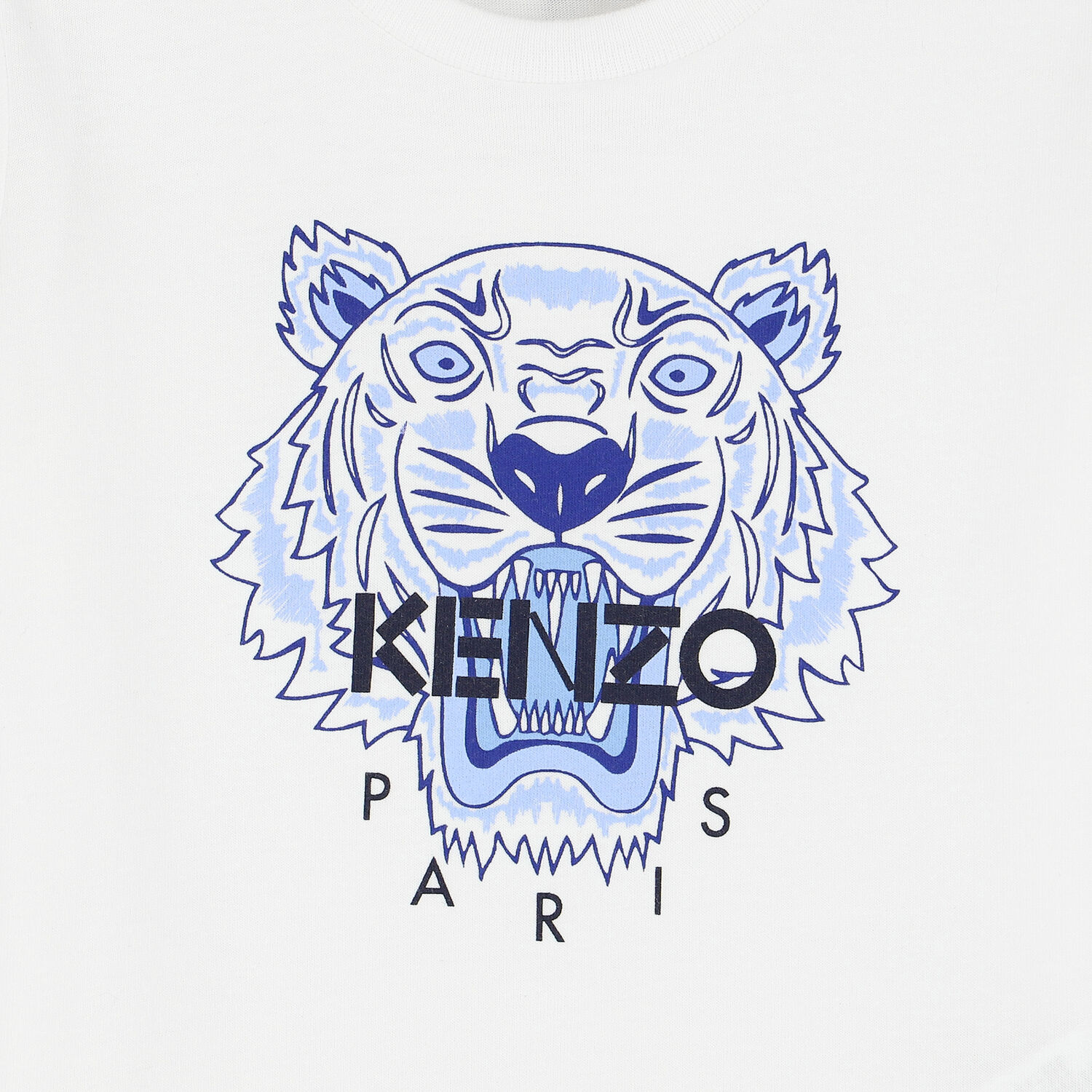 Younger Boys White Tiger T-Shirt, 1, hi-res