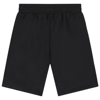 Boys Black Logo Shorts