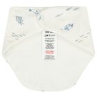 Baby Boys White & Blue Marine Animals Bibs ( 2-Pack ), 3, hi-res