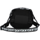 Girls Black Logo Sequin Bag, 1, hi-res