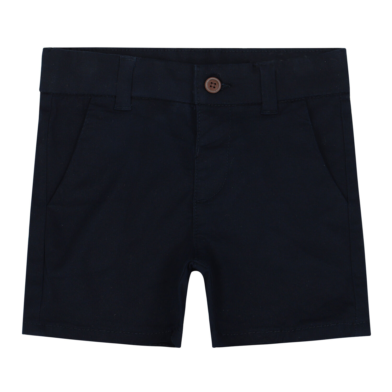 Younger Boys Navy Bermuda Shorts, 3, hi-res