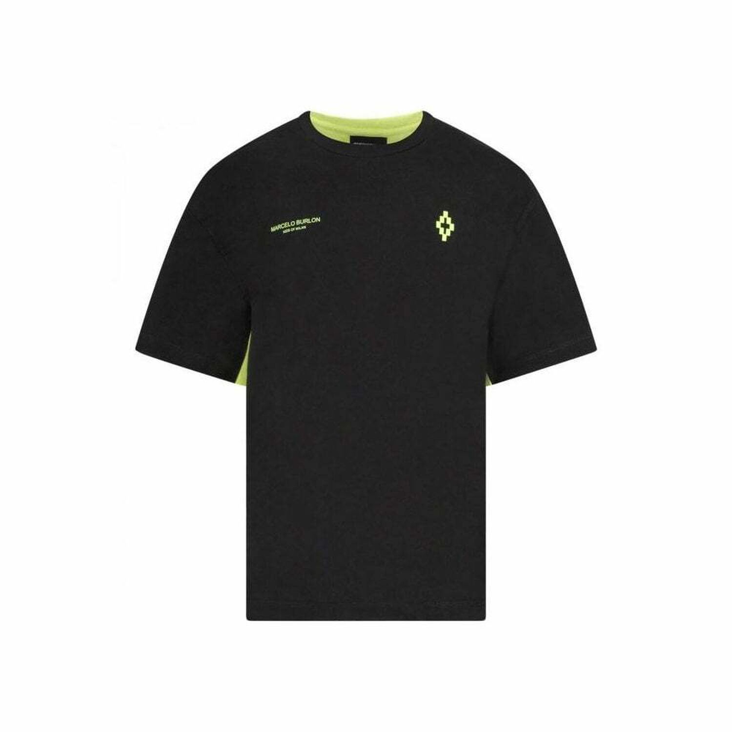 Boys Black & Neon Yellow T-Shirt, 1, hi-res image number null
