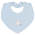 Baby Boys Blue & Beige Waterproof Bib Set ( 2-Pack ), 2, hi-res