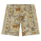 Beige Trefoil Logo Camouflage Shorts Set, 1, hi-res