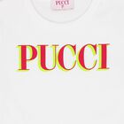 Girls White Logo T-Shirt, 2, hi-res