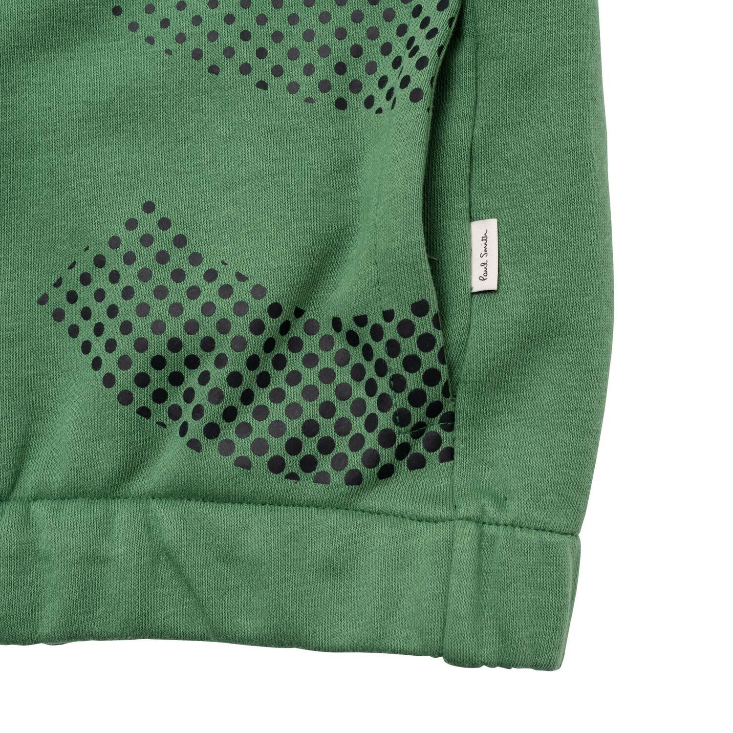 Boys Green Logo Zip Up Top, 1, hi-res image number null