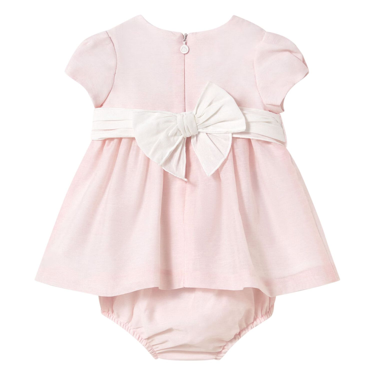 Baby Girls Pink Flower Dress Set, 1, hi-res image number null