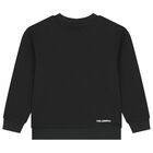 Boys Black Ikonik Logo Sweatshirt, 1, hi-res