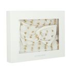 Younger Girls Ivory & Gold Tulle Dress Set, 1, hi-res