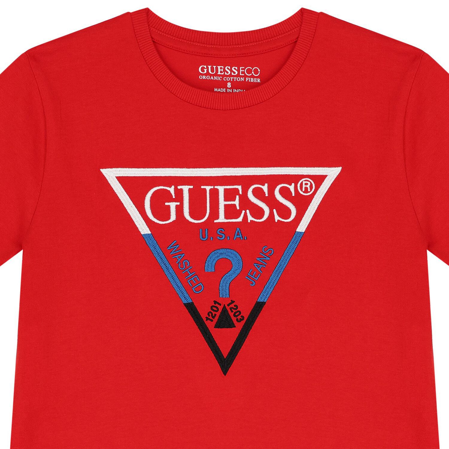 Boys Red Logo T-Shirt, 1, hi-res image number null