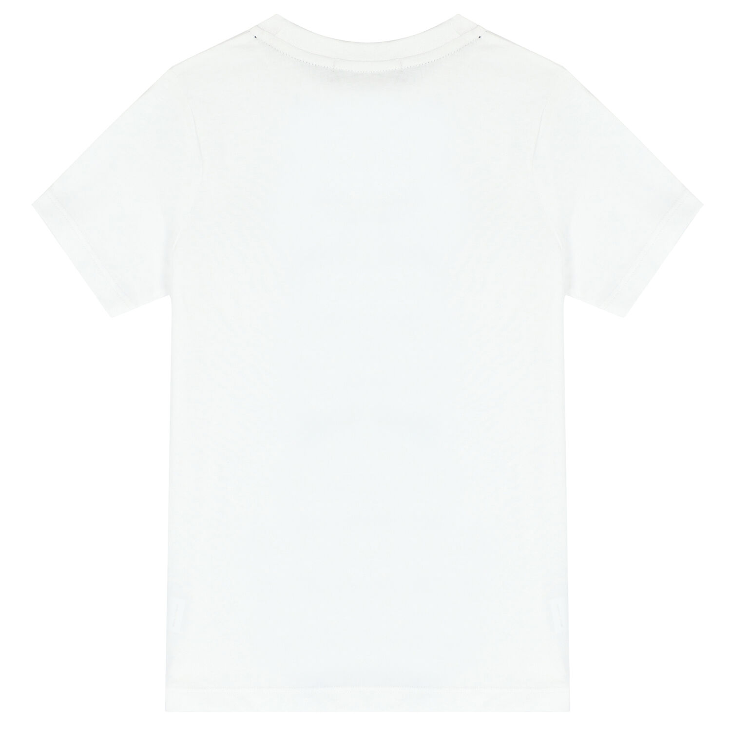 Boys White Logo T-Shirt, 1, hi-res