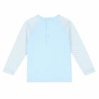Boys Blue Logo Long Sleeve Top, 1, hi-res
