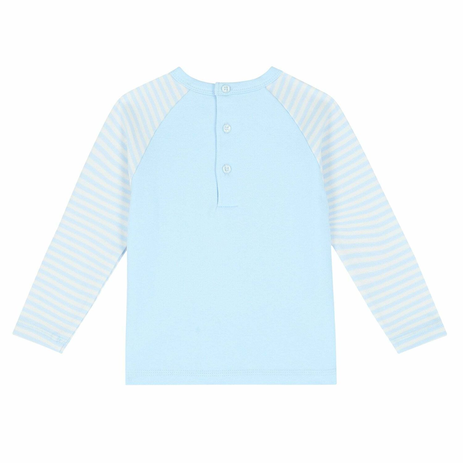 Boys Blue Logo Long Sleeve Top, 1, hi-res image number null