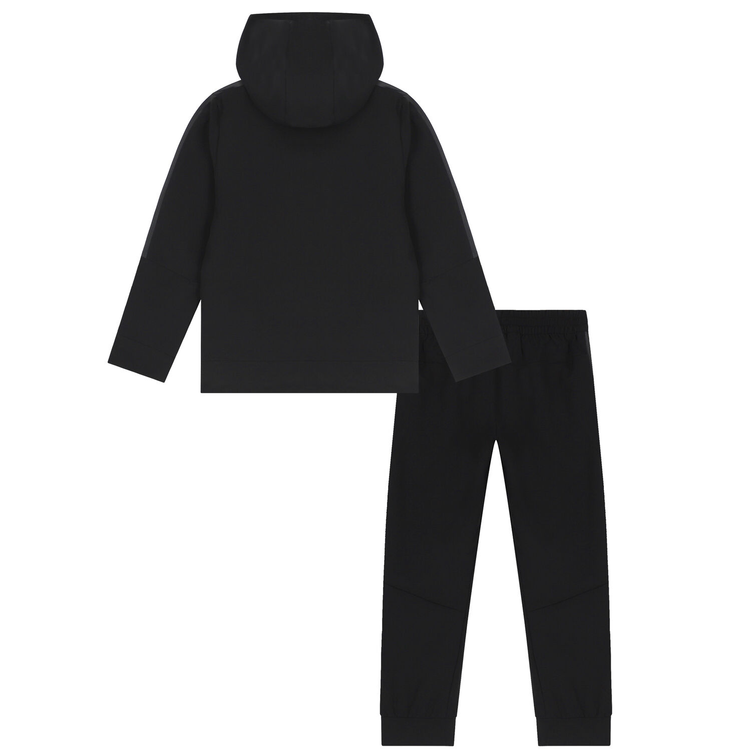 Boys Black Logo Tracksuit, 1, hi-res