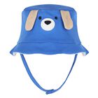 Baby Boys Blue Dungaree & Hat Set, 1, hi-res