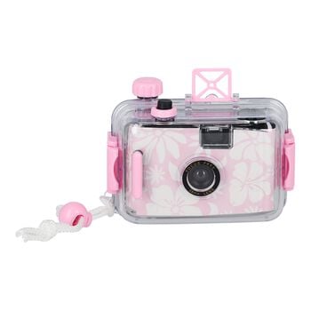 Girls Pink Floral Underwater Camera