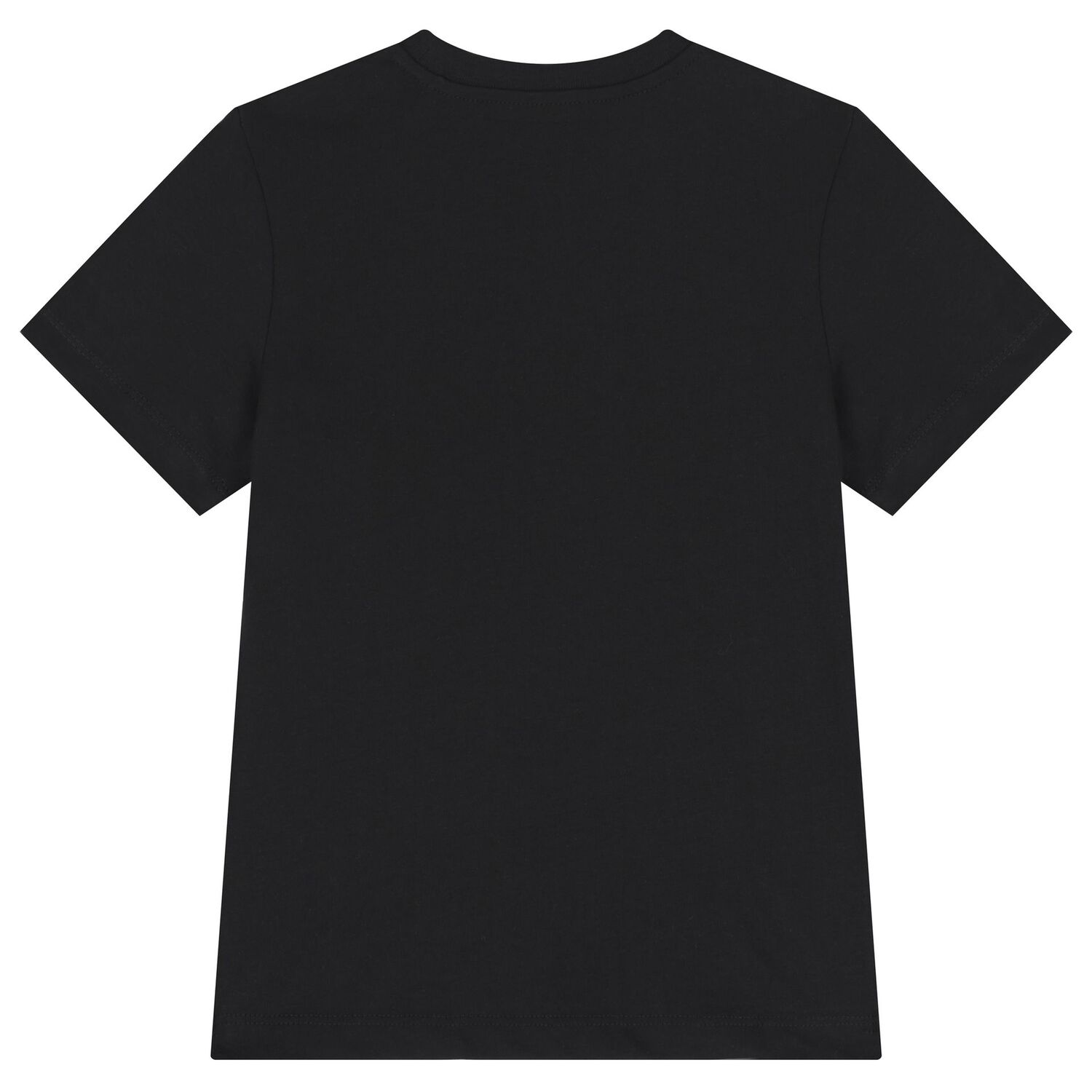 Boys Black Logo T-Shirt, 1, hi-res