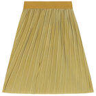 Girls Gold Pleated Skirt, 1, hi-res